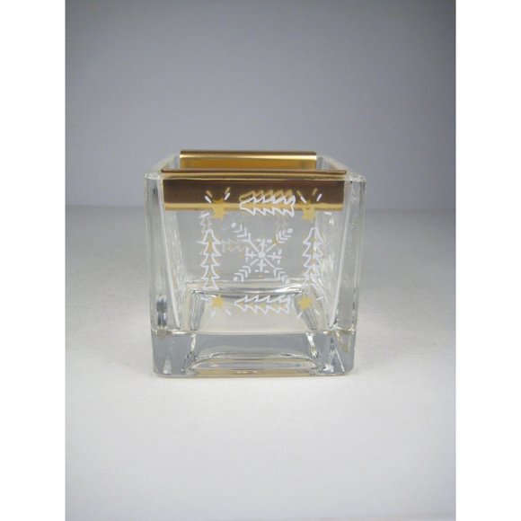 L'occitane en Provence Diffuseur Diffuser Empty Glass Container Gold Lid Heavy - Picture 3 of 9